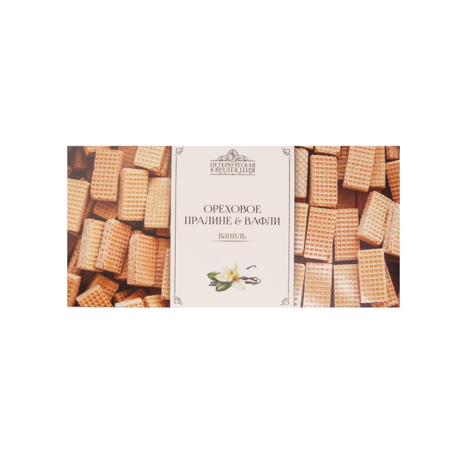 

Вафли Петербургская Коллекция пралине без шоколада со вкусом ванили 250 г