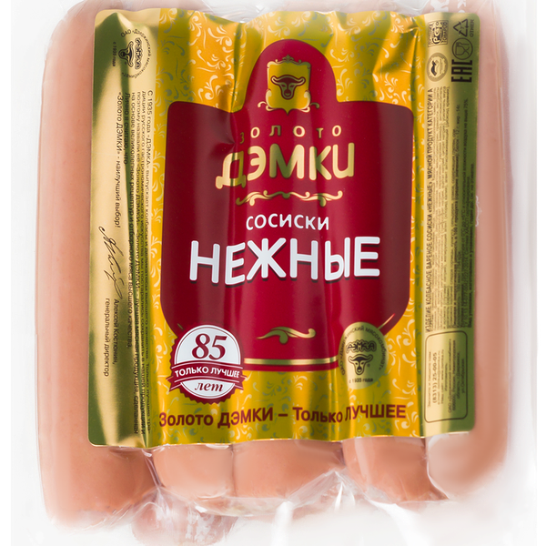 Сосиски Золото Дэмки Нежные
