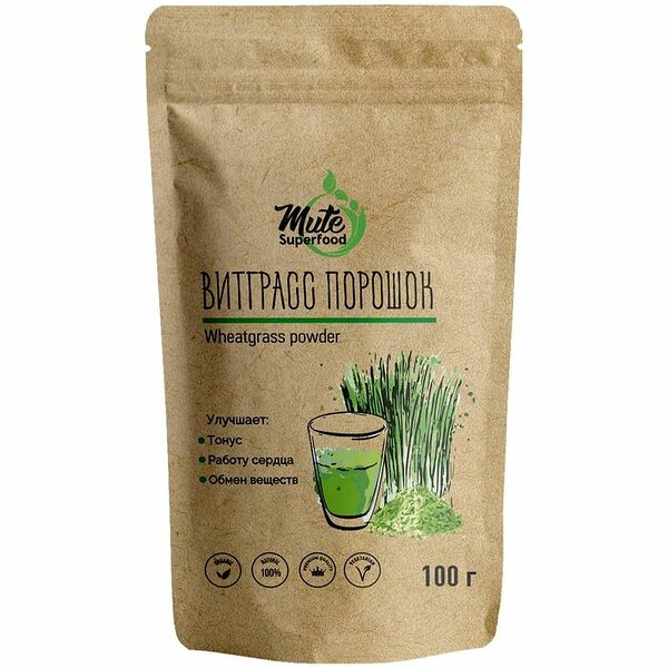 Витграсс Mute Superfood порошок, 100г