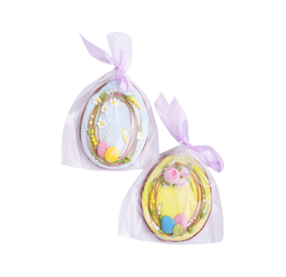 

Пряник медовый «Пасхальное яйцо» ручной работы, «Азбука вкуса»