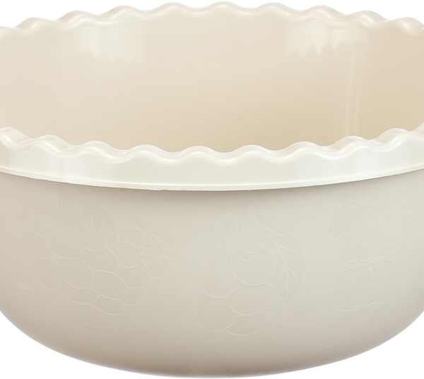 Миска Idea круглая, белый ротанг, 1.8 л арт. М1311