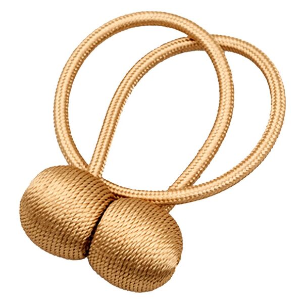 Магнитный подхват для штор, 46х3 см, светло-золотой