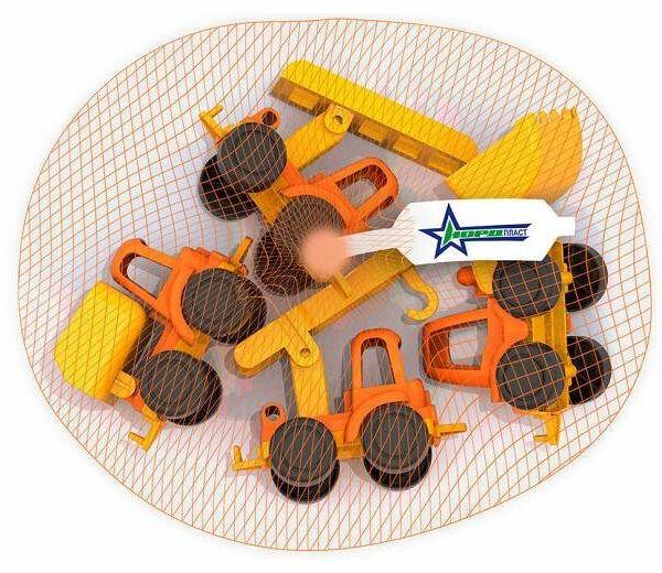 Набор строительной техники ТМ Нордпласт