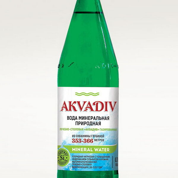 Вода минеральная АКВАДИВ газ ст/б 0.75л.