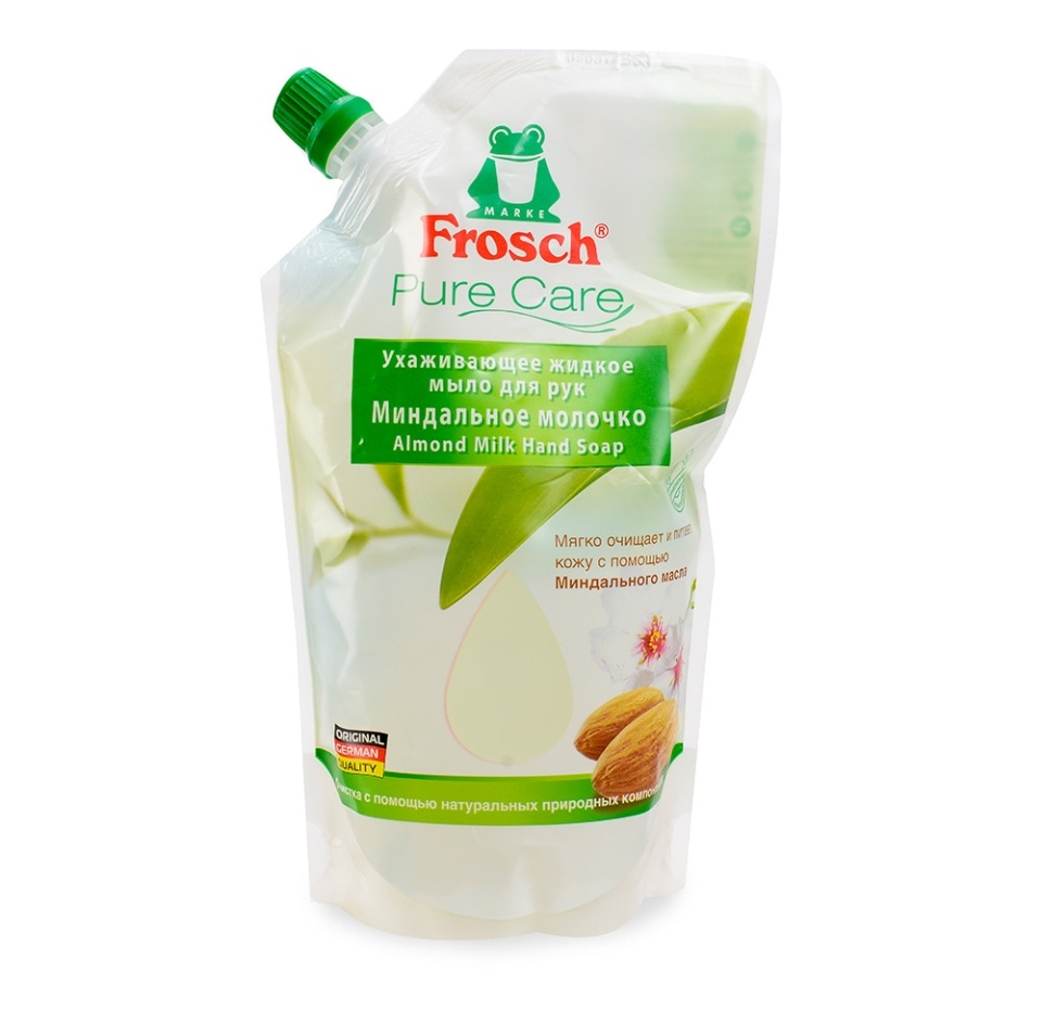 

Мыло жидкое Frosch Миндальное молочко запасной блок 500 мл