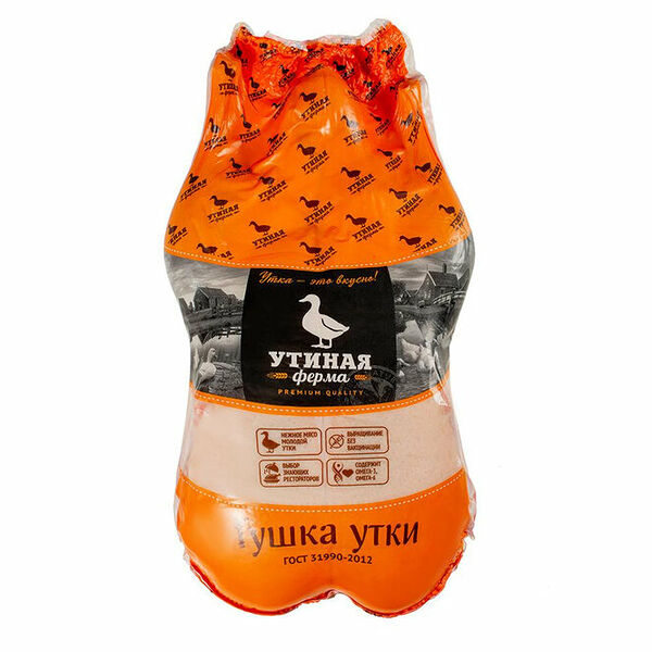 Тушка утки Утиная ферма потрошеная охлажденная