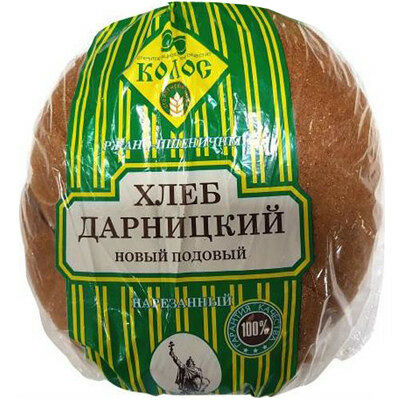 Хлеб Колос Дарницкий подовый в нарезке