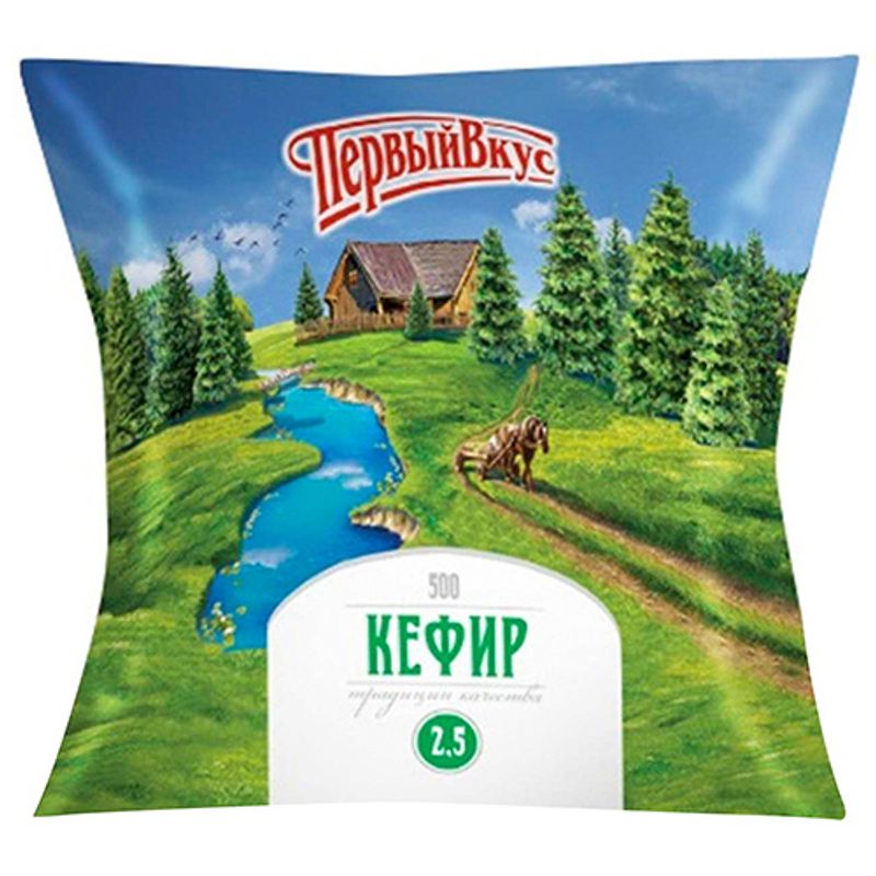 

Кефир Первый вкус 2.5%, 500 г