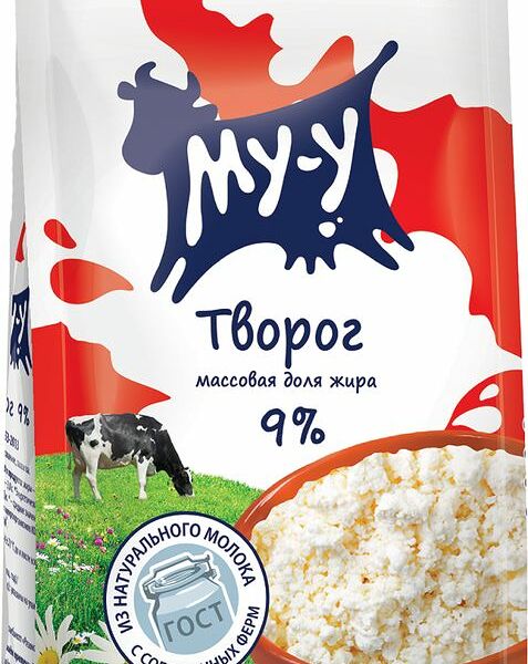 Творог Му-у 9%, 300г
