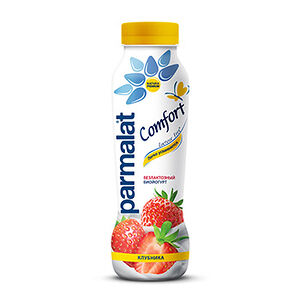 Биойогурт питьевой Parmalat Comfort с клубникой безлактозный 1,5%