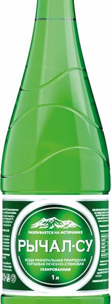 Вода Рычал-су минеральная лечебно-столовая газированная 1л