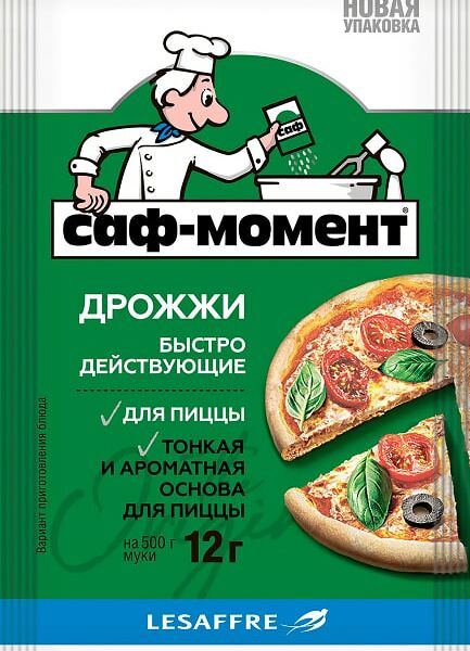 Дрожжи САФ-Момент быстродействующие для пиццы 12г