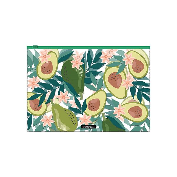 Zip-пакет пластиковый ErichKrause Avocado Dusk А4 55344