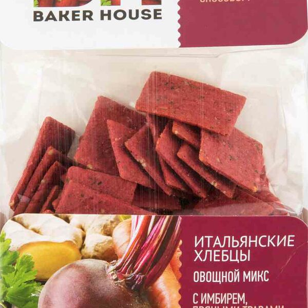 Хлебцы итальянские Baker House Овощной микс