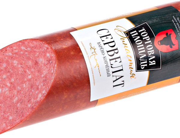 Колбаса ДИНАСТИЯ Сервелат ГОСТ в/к в/у вес 