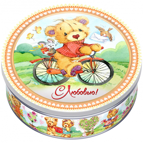 Печенье сдобное Любимые Мишки с сахарной обсыпкой 150г