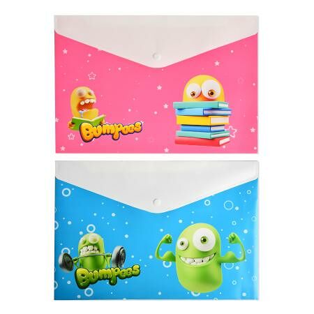 Папка-конверт на кнопке А4 