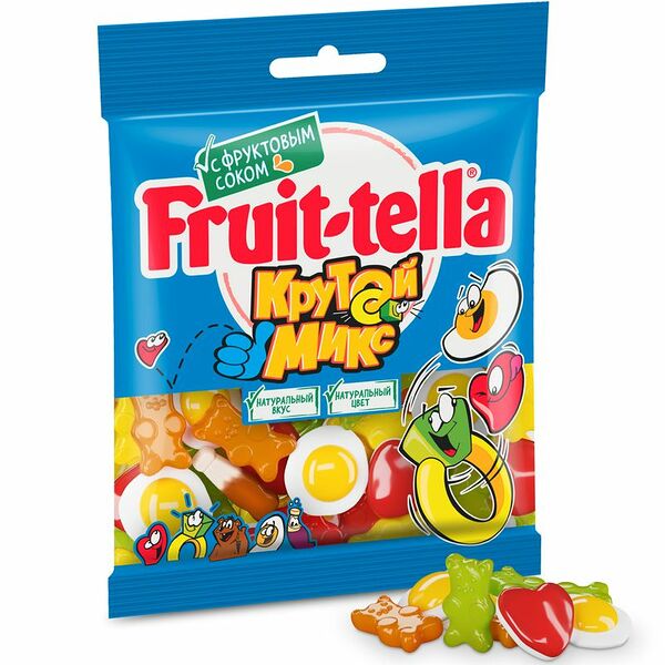  Жевательный мармелад Fruittella Крутой Mix