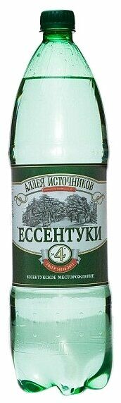 Вода минеральная Аллея источников Ессентуки-4 газированная