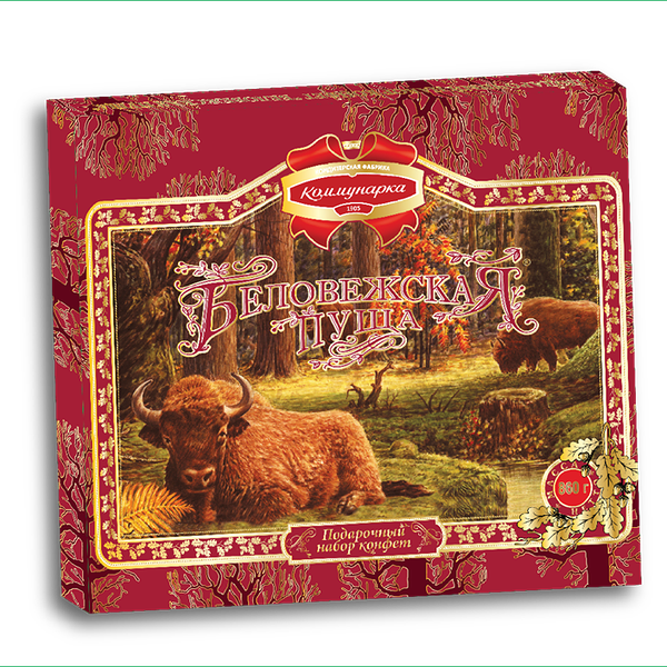 Конфеты Беловежская пуща вес  860г  Коммунарка БЕЛАРУСЬ