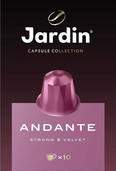 Кофе в капсулах Jardin Andante молотый 10x5г