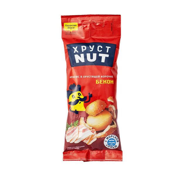 Арахис в хрустящей корочке, Хруст Nut, 80 г, в ассортименте