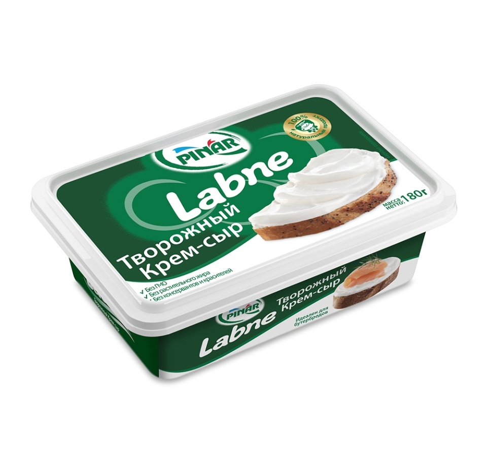 

Крем-сыр творожный Pinar Labne 60%, 180 г