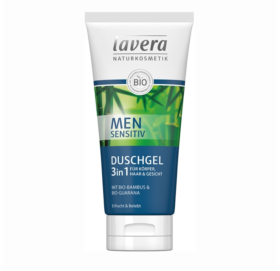 

Гель для душа 3 в 1 Lavera Men, Lavera, Германия, 200 мл