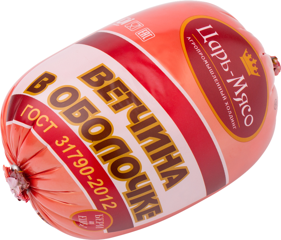 

Ветчина Царь-Мясо ГОСТ в оболочке, 500г