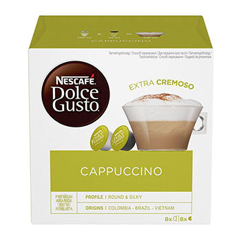 Кофе в капсулах Nescafe Dolce Gusto Cappuccino, 8 порций, 16 шт