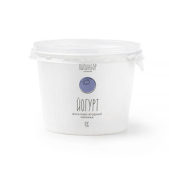 Йогурт фруктово-ягодный Липин бор Черника 4%