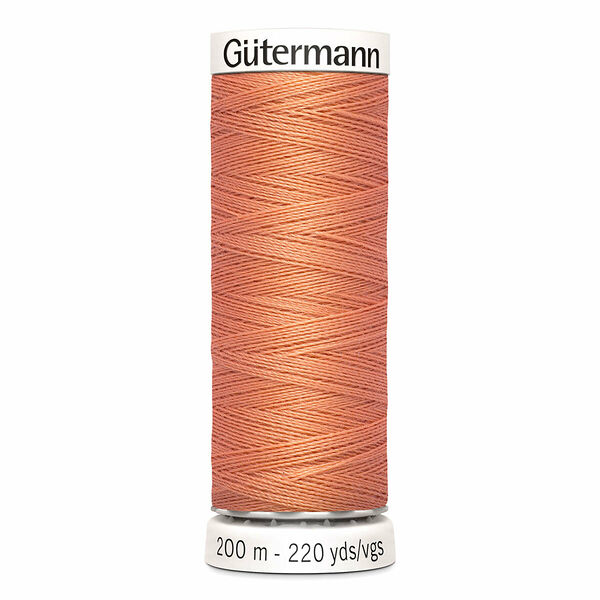 748277 Нить Sew-all для всех материалов, 200м, 100% п/э Gutermann(587 яркий желто-розовый)