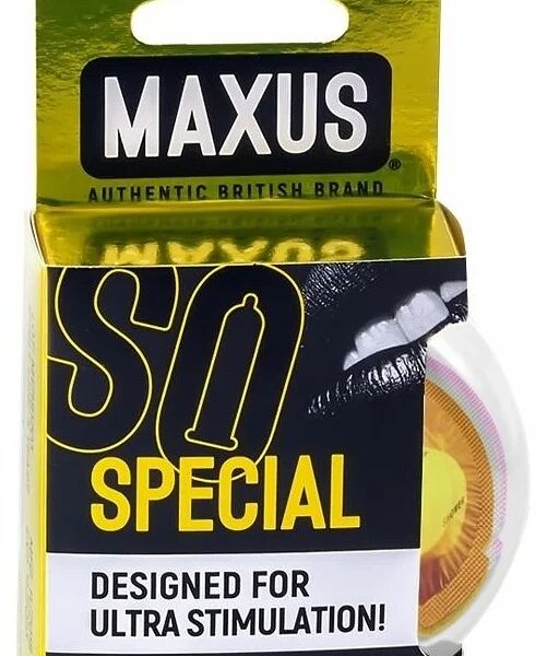 Точечно-ребристые презервативы MAXUS AIR Special №3