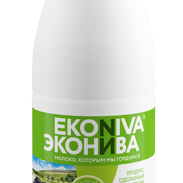 Молоко ЭкоНива пастеризованное 2.5%