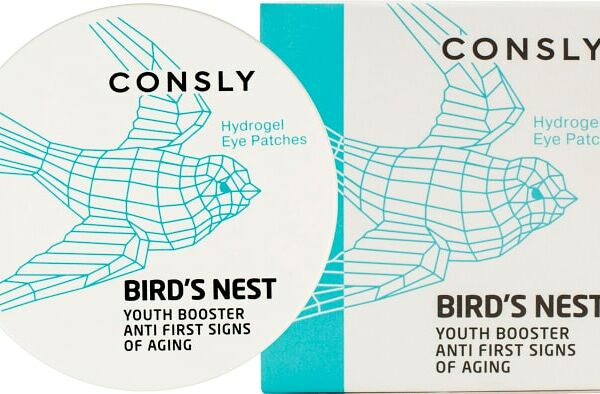 Патчи для глаз Consly Гидрогелевые с экстрактом ласточкиного гнезда 60шт