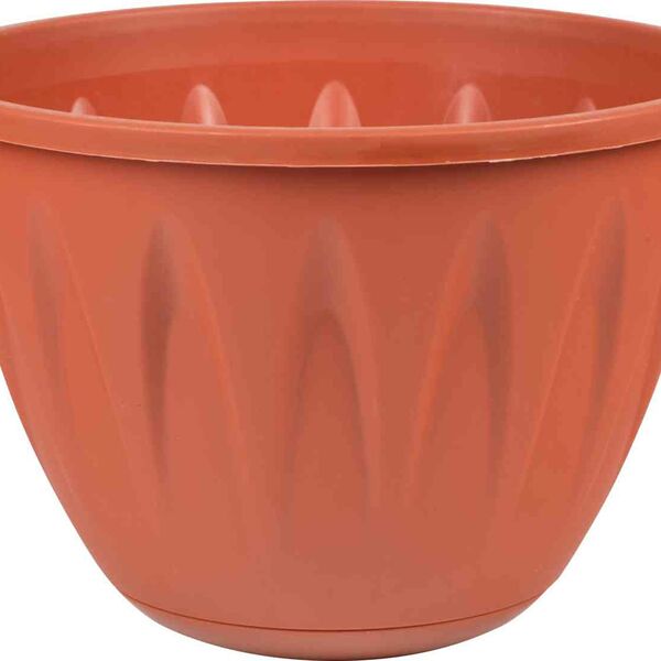 Кашпо подвесное с поддоном Idea Алиция цвет: терракотовый, 22 см