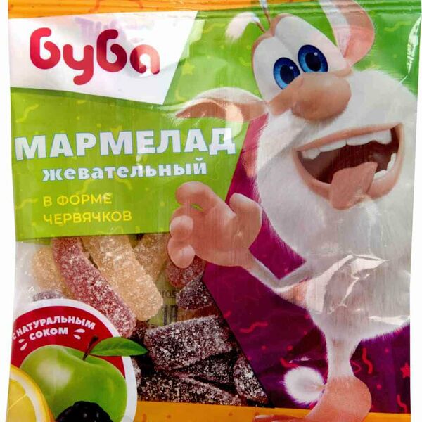 Мармелад жевательный Буба Vita Fruit в сахарной обсыпке