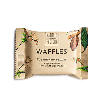 Вафли Nature’s own factory Гречишные с гречишным молочным  шоколадом