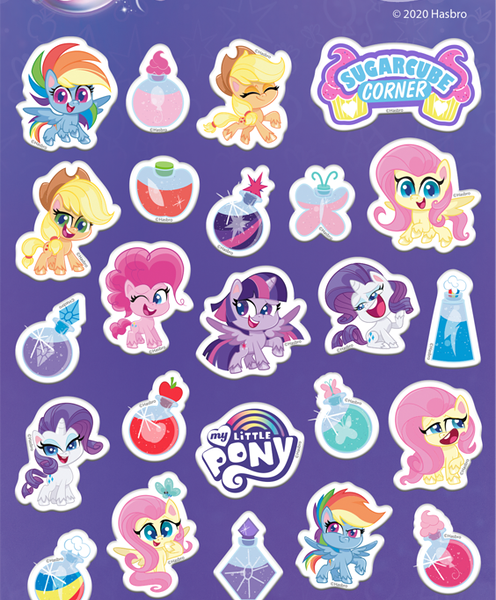 Наклейки My little pony объемные