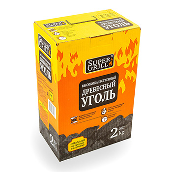 

Уголь Super Grill древесный 2000 г