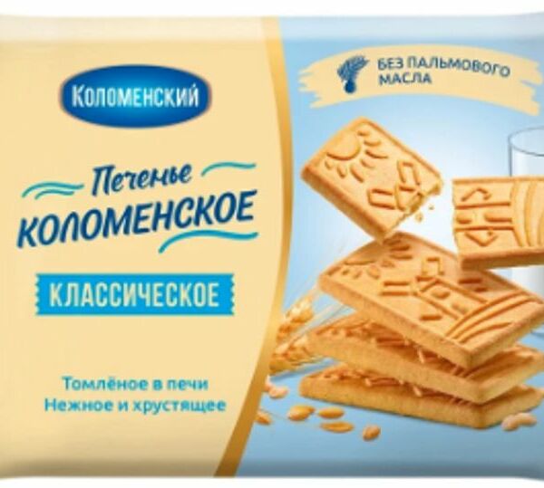 Печенье Коломенское Классическое сахарное 240г