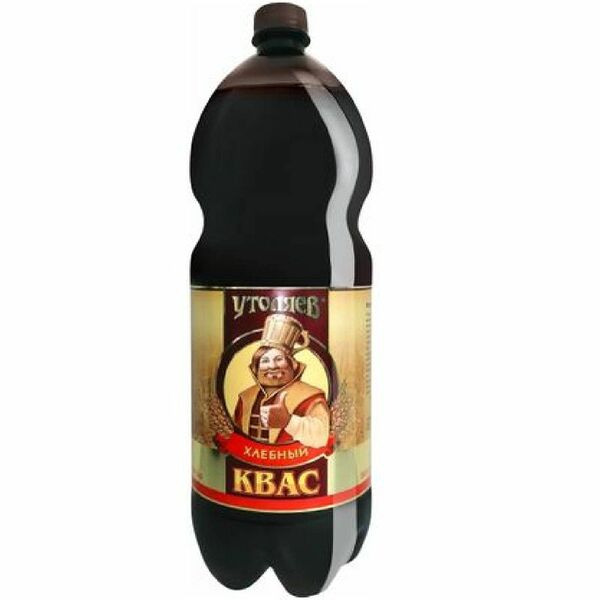 Квас УТОЛЯЕВ Хлебный фильтрованный пастеризованный, 1.5л
