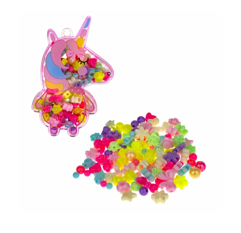 

Игрушка 1TOY набор бусин "Bijou DIY" единорог 7х12 см