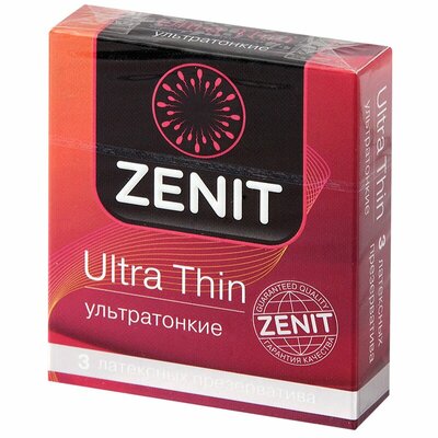 Презервативы Zenit Ultra thin 3 шт