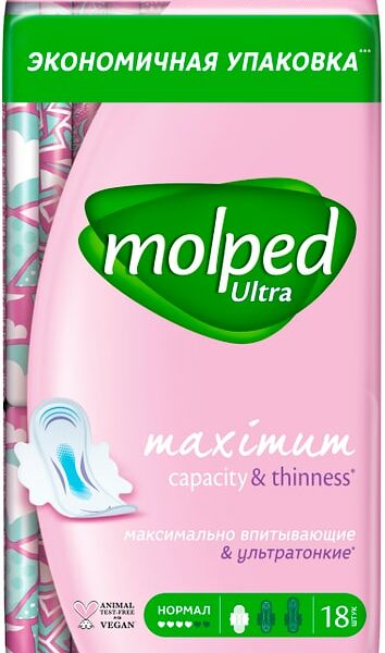 Прокладки Molped Ultra Нормал 18шт