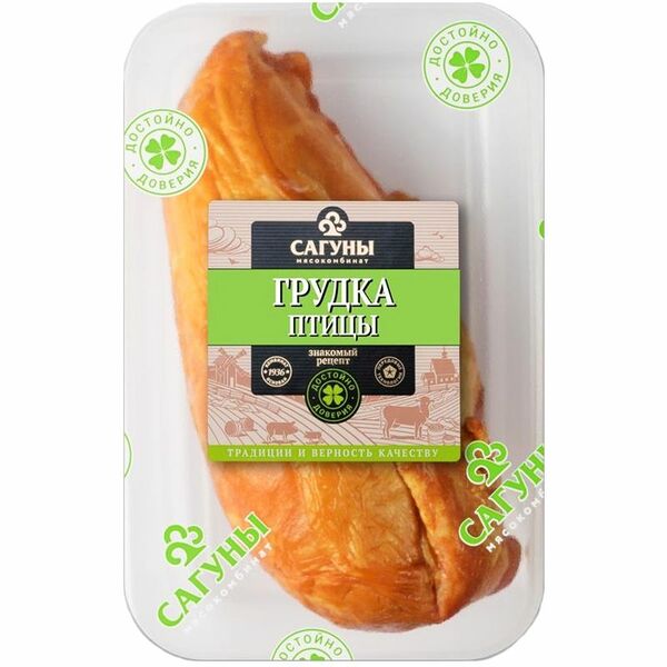Грудка птицы Сагуны копчёно-варёная