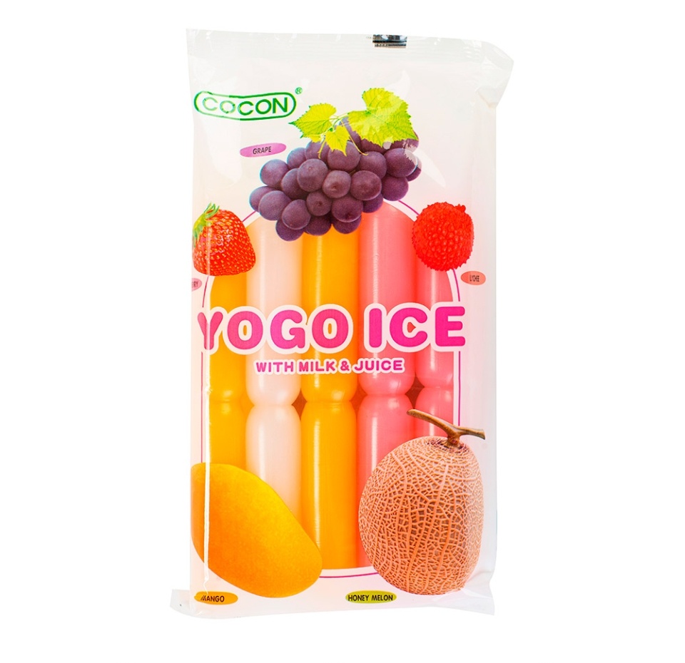 

Фруктовый лёд Cocon для заморозки Ассорти Yogo Ice 10, 450 г