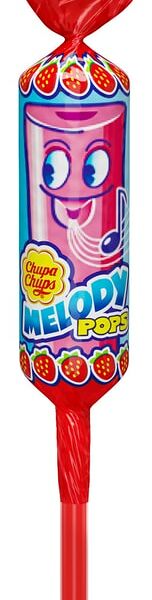 Карамель Chupa Chups Melody Pops со вкусом клубники 15г