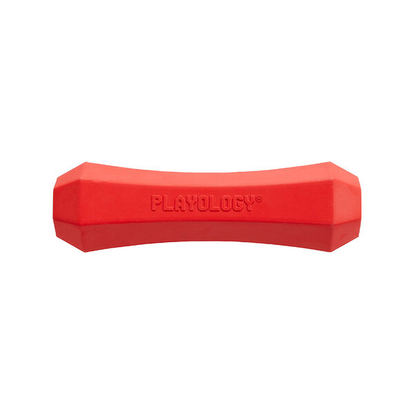 Playology Squeaky Chew Stick жевательная палочка с ароматом говядины M, Красный