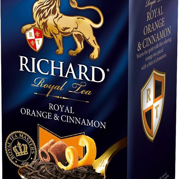Чай в пакетиках Richard Royal Orange & Cinnamon 25 саше, 50г